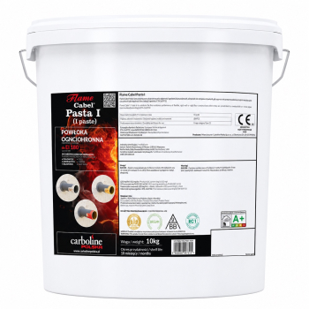 Pasta ogniochronna Flame Cabel Pasta I do rur, klasa do EI 120, opakowanie 10 kg